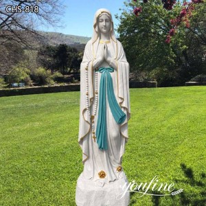 Outdoor Catholic Our Lady of Lourdes Statue Garden Decor for Sale CHS-818