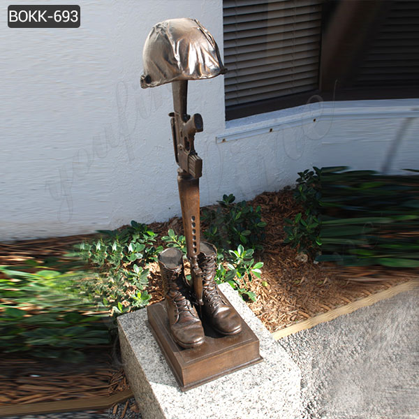 Battle Cross Fallen Soldier Statue for Sale BOKK693 You Fine Art