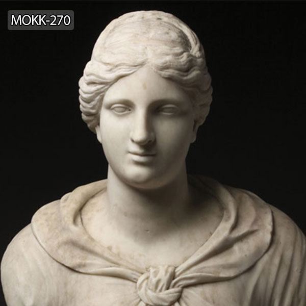 Marble Home Decor Greek Roman Goddess Artemis Diana Bust Head MOKK You Fine Art Sculpture
