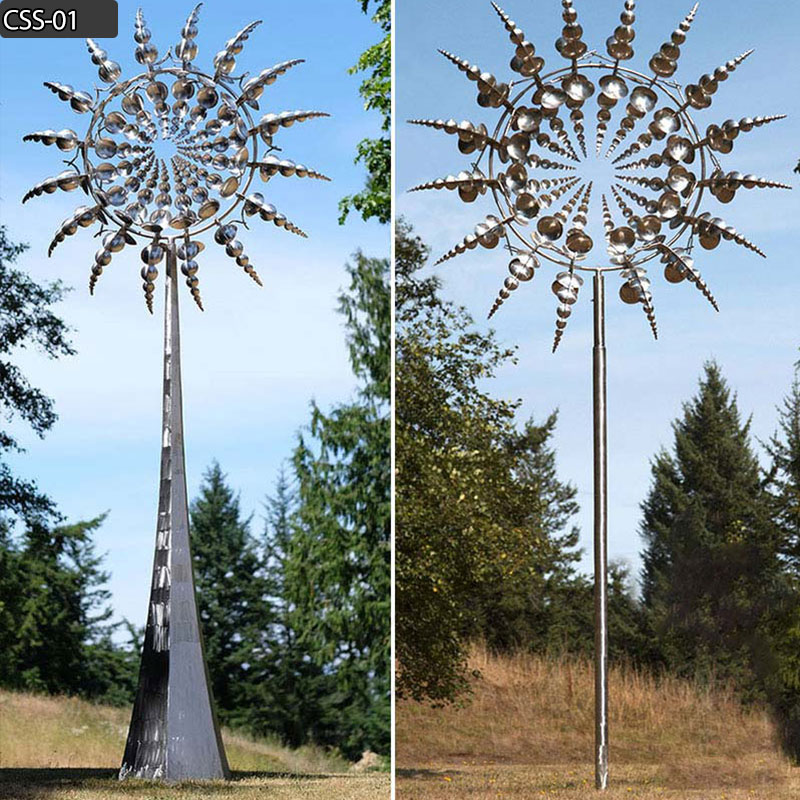 Buy wind sculpture from stainless steel kinetic energy art manufacturer Stainless Steel Kinetic Wind Sculpture