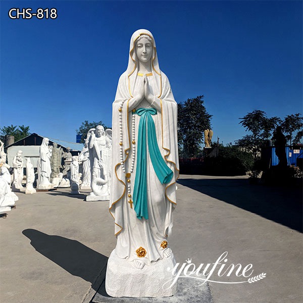 Outdoor Catholic Our Lady of Lourdes Statue Garden Decor for Sale CHS-818 Featured Image
