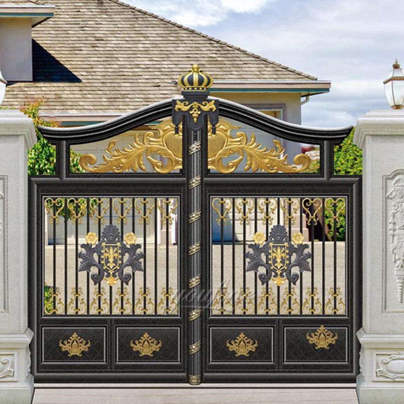 wrought iron gate ornaments