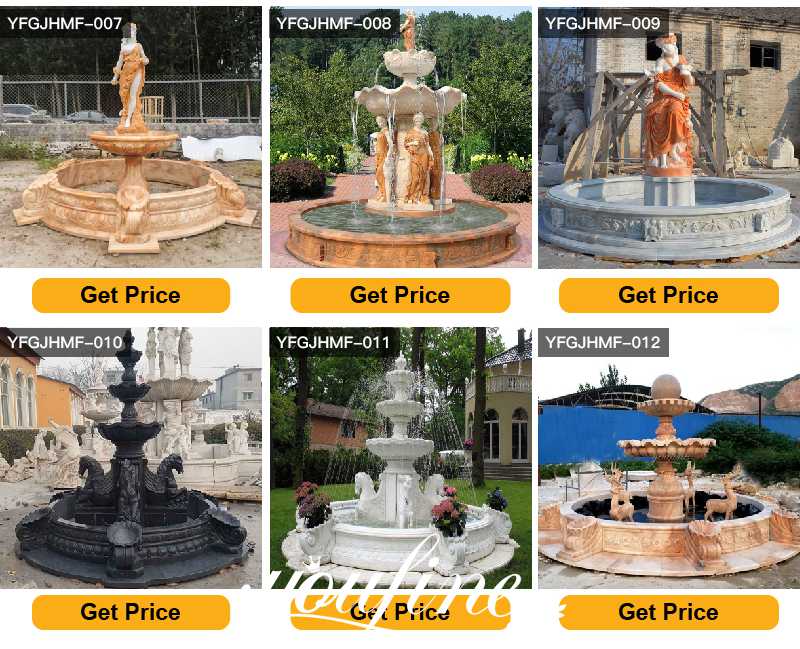 Decoration Outdoor Marble Water Fountain for sale MOKK-797