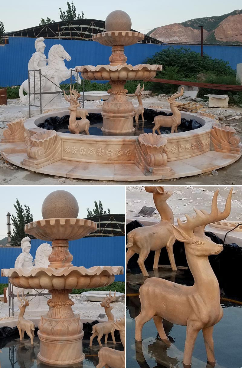 tiered water fountain