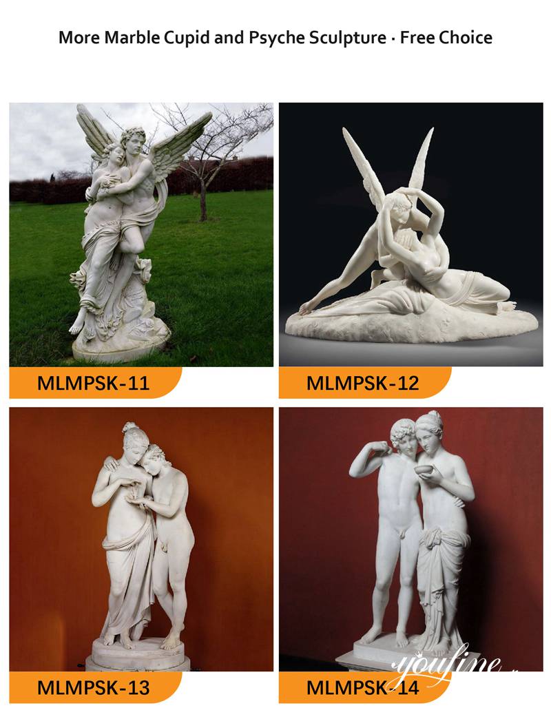 Cupid and Psyche Marble Sculpture  - YouFine Sculpture