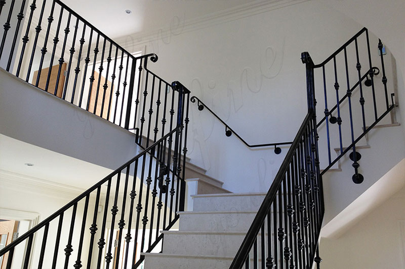 Iron staircase railing cost wrought iron staircase railing ...