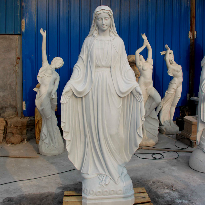 virgin marble marble statue for sale