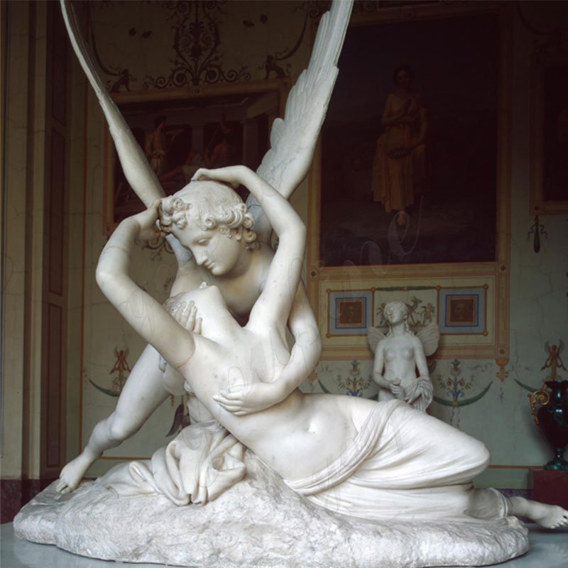 MOKK-442-Life-Size-Famous-Cupid-and-Psyche-Sculpture-Replica-in-White-Marble-Outdoor-Decor-for-Sale-1
