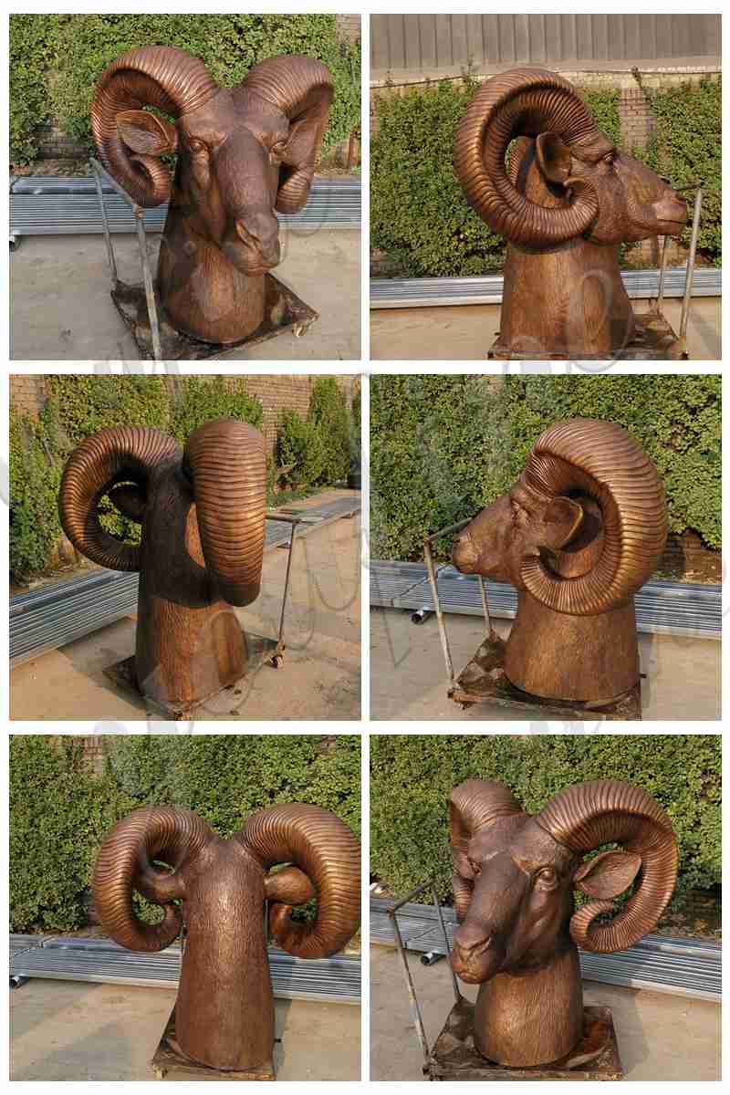 animal head sculpture-YouFine Sculpture