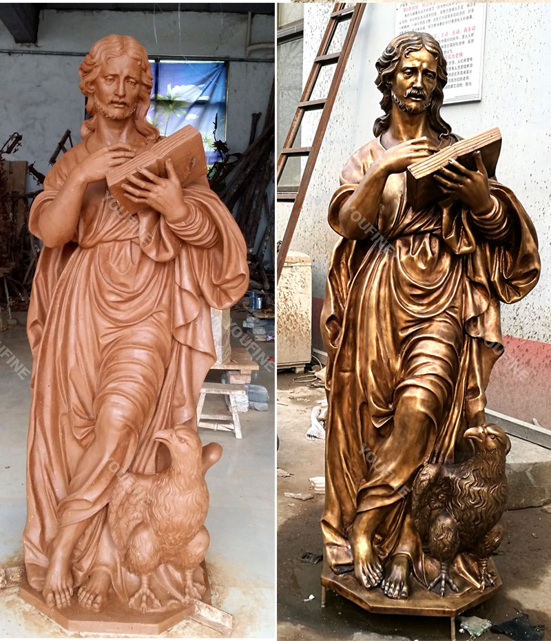 Clay model and bronze casting outdoor religious garden figure statues for sale