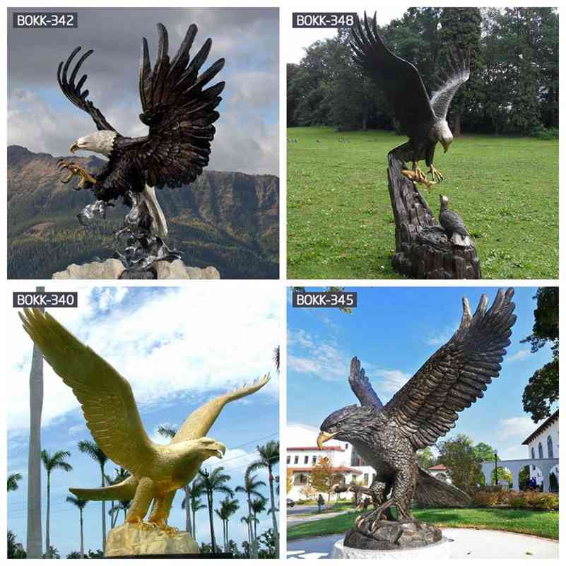 large bronze eagle statue-1