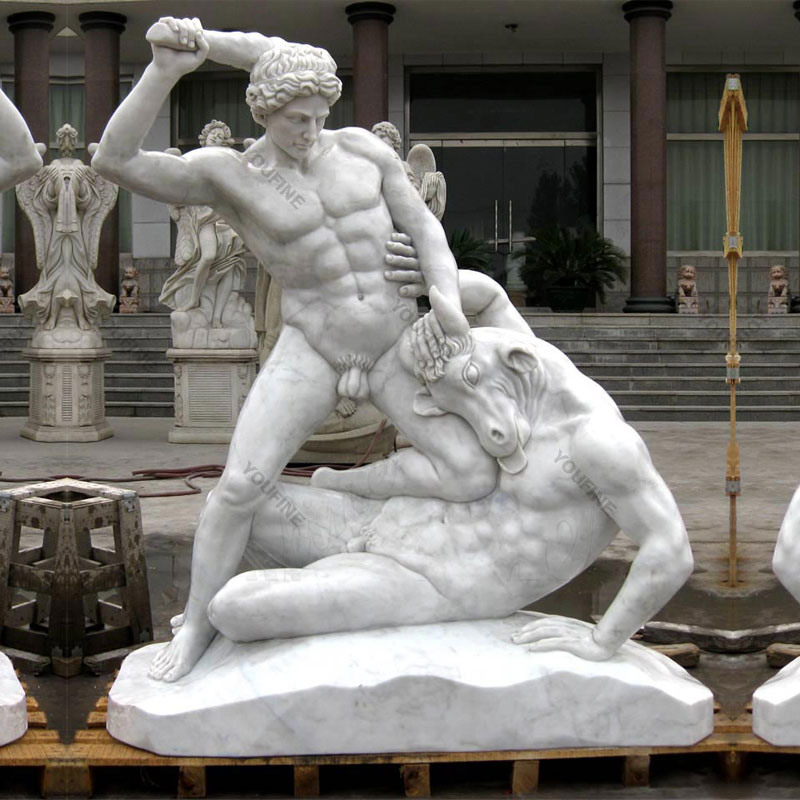 hercules-and-minotaur-statue