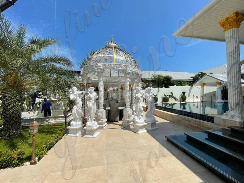 YouFine Good feedback of marble gazebo (1)