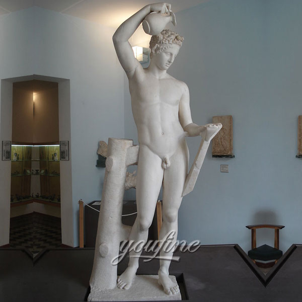 Famous artt sculptures of Sátiro escanciador Le Satyre verseur de Torre del Greco for sale