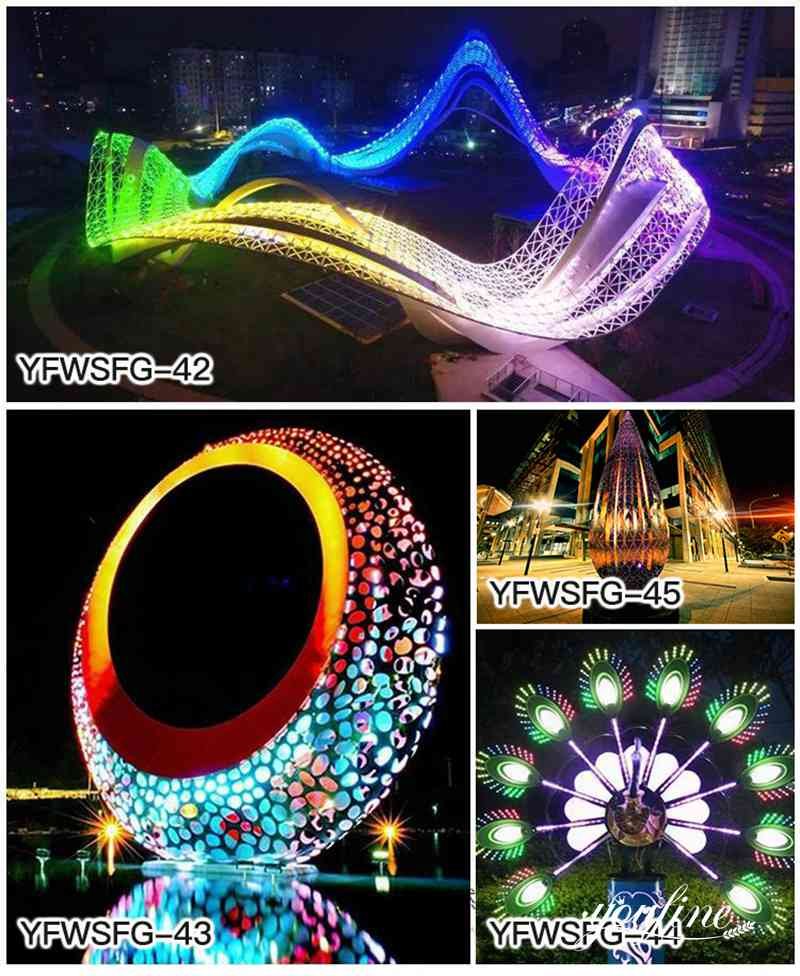 outdoor light sculpture- YouFine Sculpture