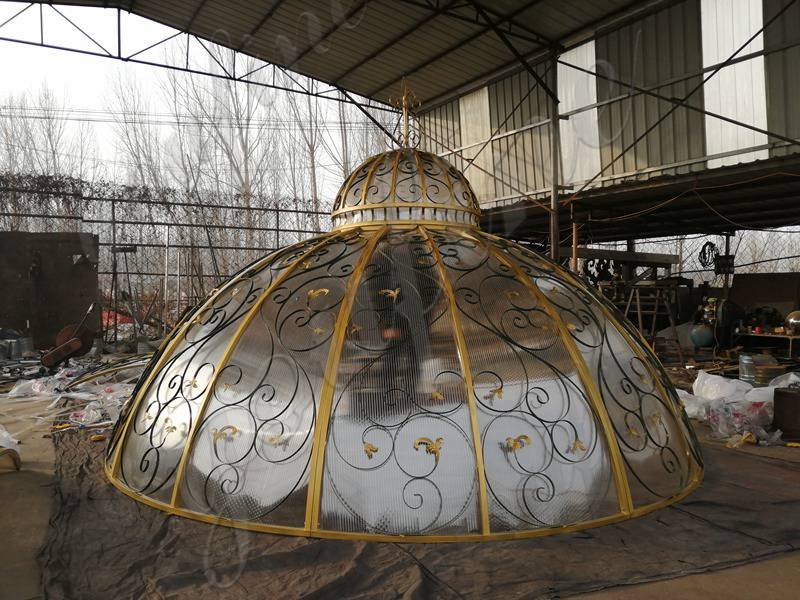 Outdoor Marble Gazebo - YouFine Sculpture (2)