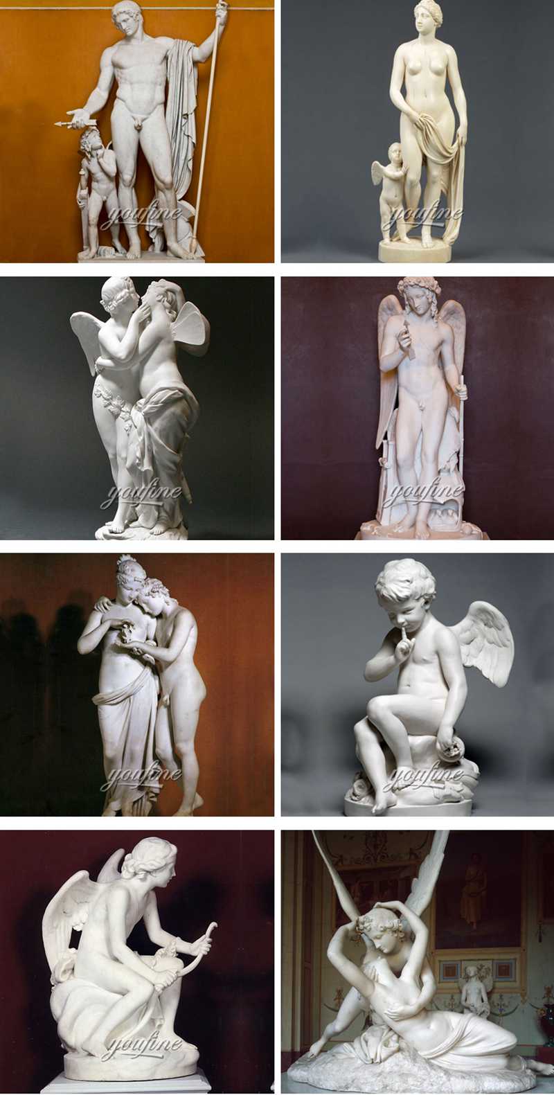 Famous Cupid and Psyche Statue More Cupid Designs