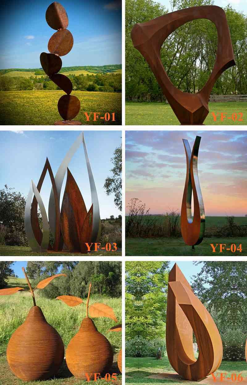 https://www.artsculpturegallery.com/products/stainless-steel-scuplture/corten-steel-garden-sculpture/