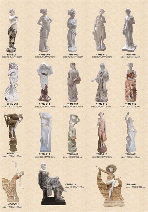 more marble statues