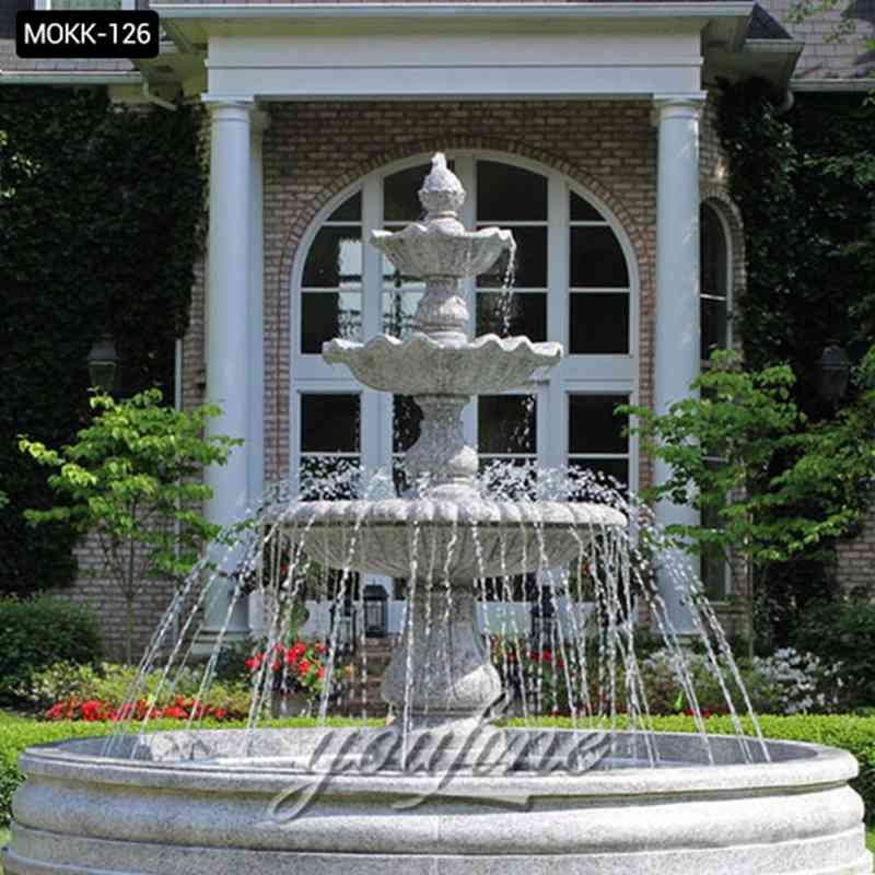 outdoor water fountain statues