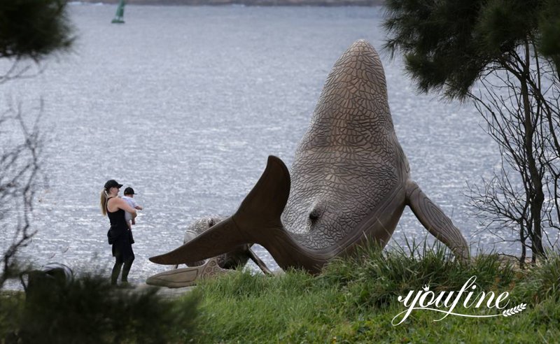 whale sculpture for sale-YouFine Sculpture (2)