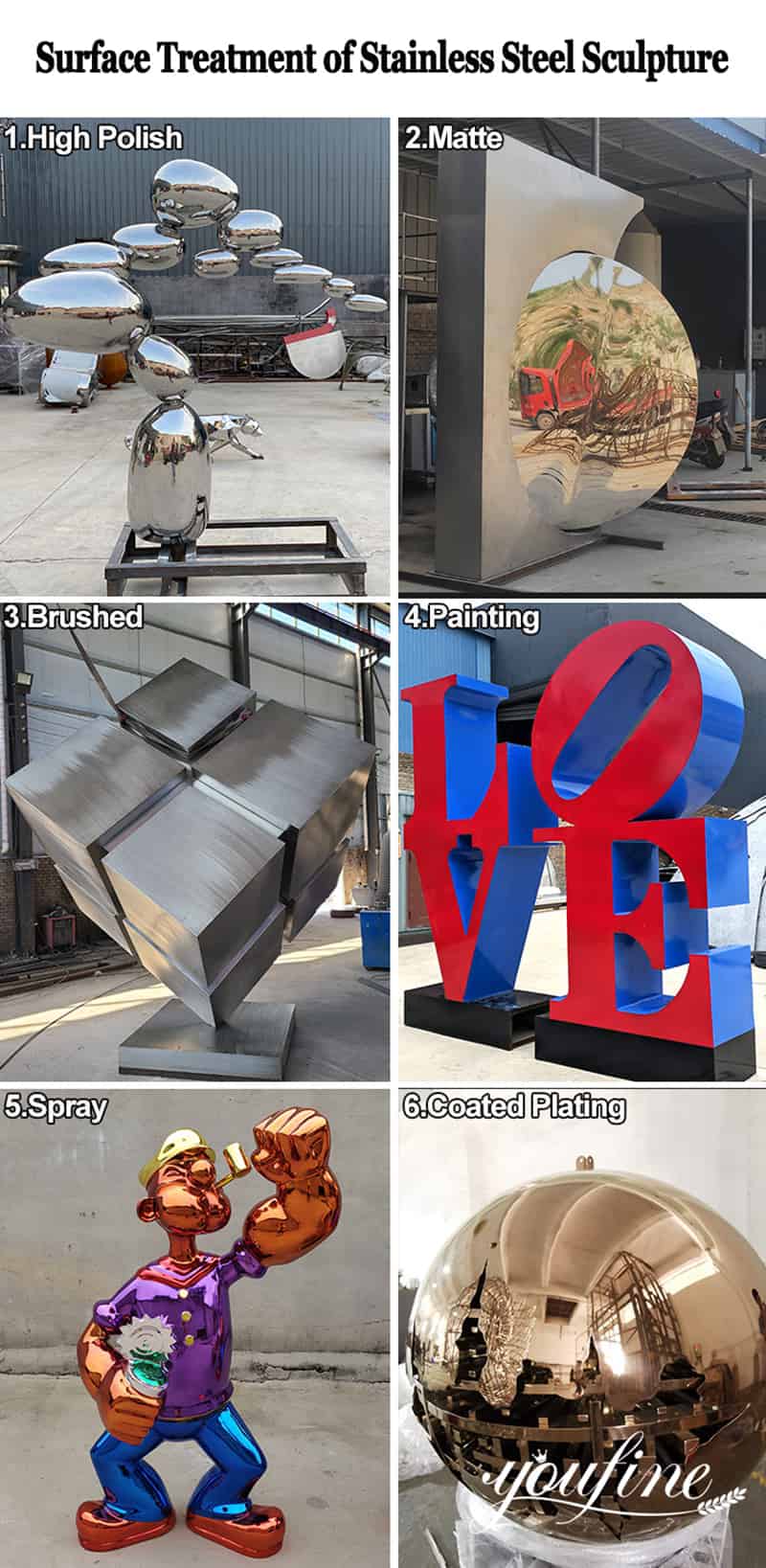 Stainless steel sculpture-YouFine Sculpture