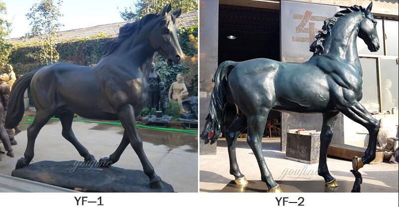 outdoor metal horse sculpture for sale