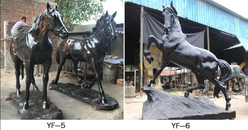 life size antique bronze horse statue for sale