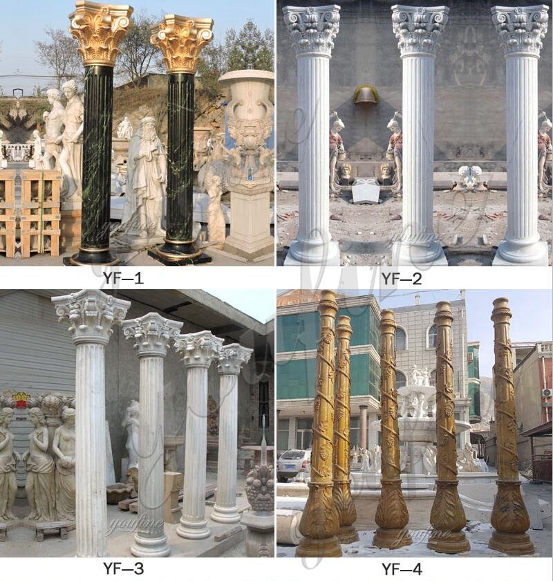 front pillars for house decoration