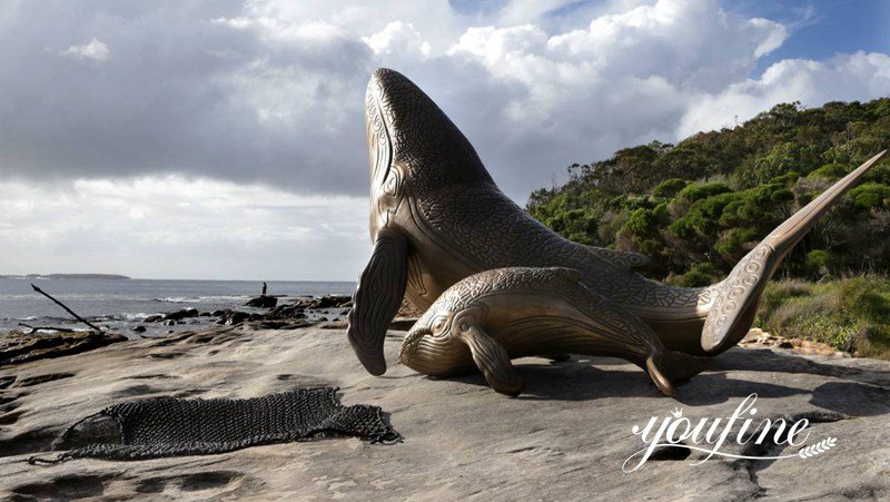 bronze whale sculpture-YouFine Sculpture (2)