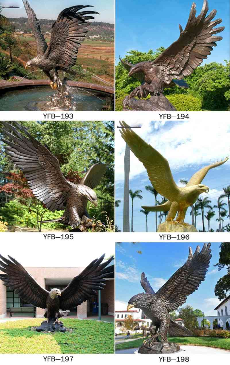 large bronze eagle statues1