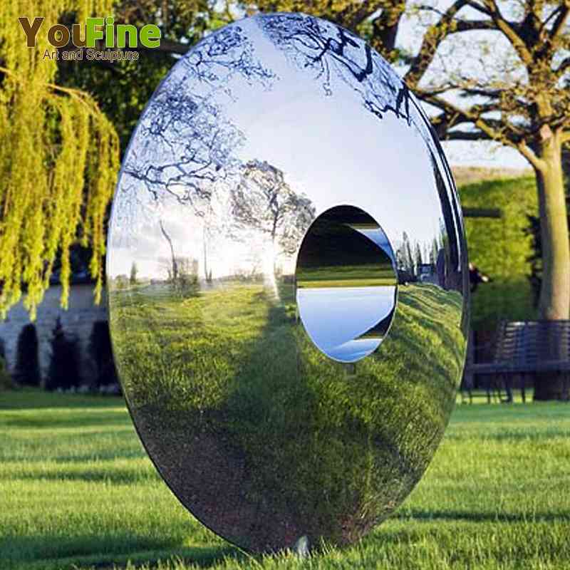 Sky-Mirror-Polished-Stainless-Steel-Abstract-Sculpture