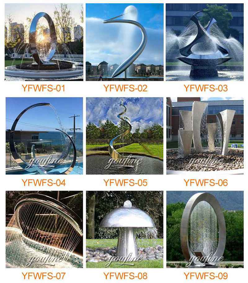 large modern fountain - YouFine Sculpture (1)