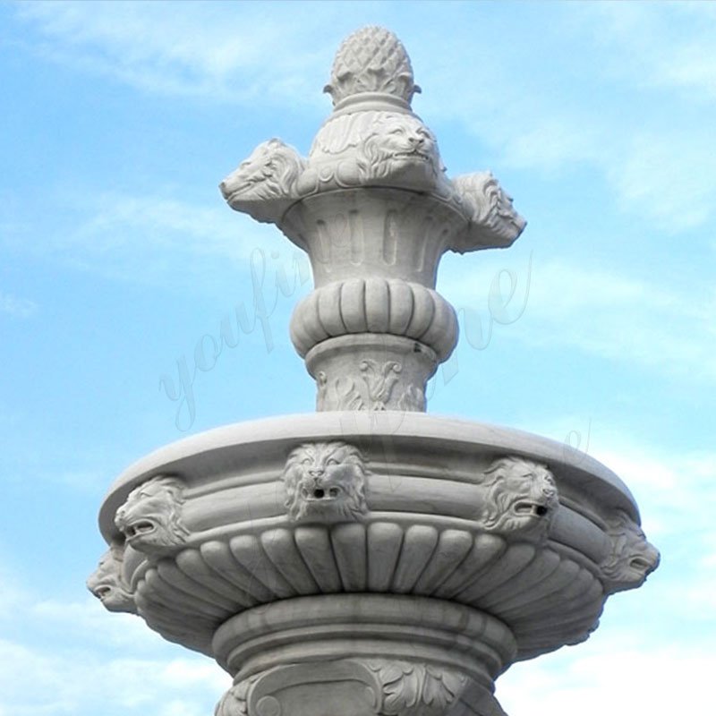life-size-cheap-two-tiered-outdoor-garden-pure-white-marble-fountain-with-lion-and-figure-statue-for-sale2