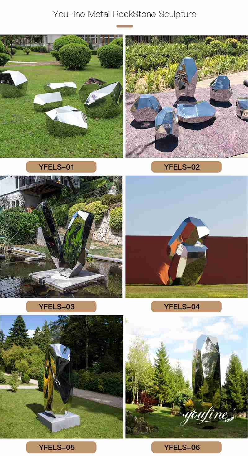 modern stainless steel sculpture - YouFine Sculpture (1)