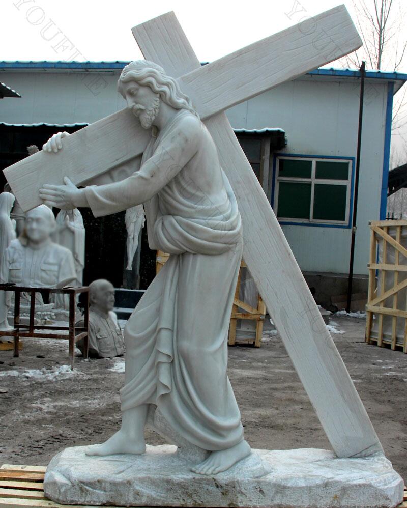 Jesus carrying cross statue for sale