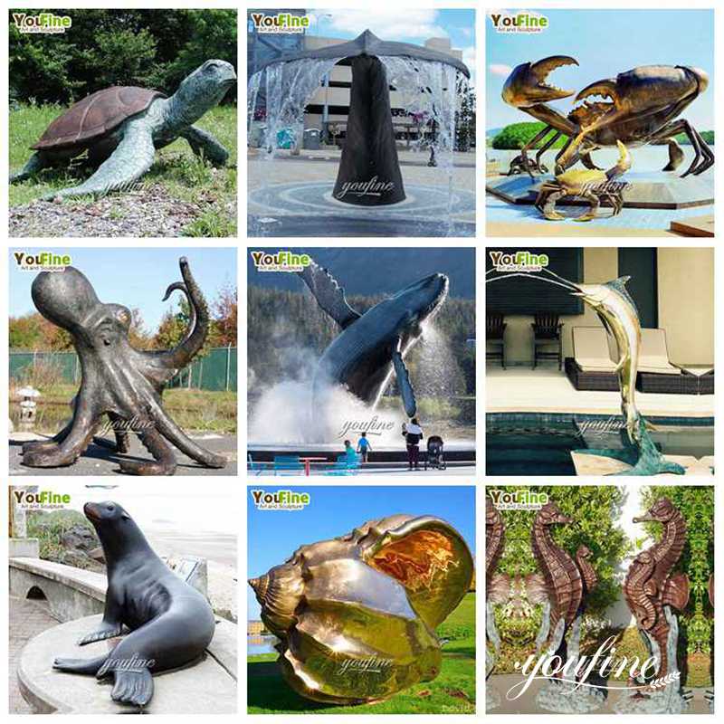 sea animal statues-YouFine Sculpture (1)