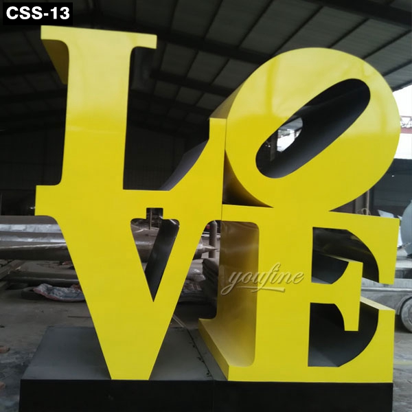 Classic Urban Decoration Love Sculpture New York CSS-13