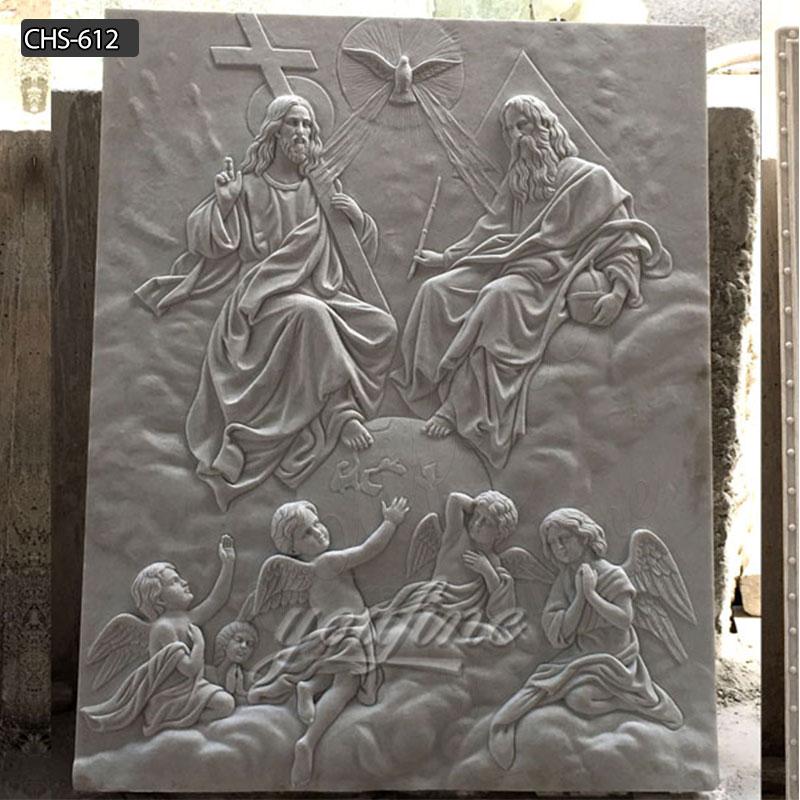  » Church wall decor holy family marble carving relief sculpture CHS-612 Featured Image