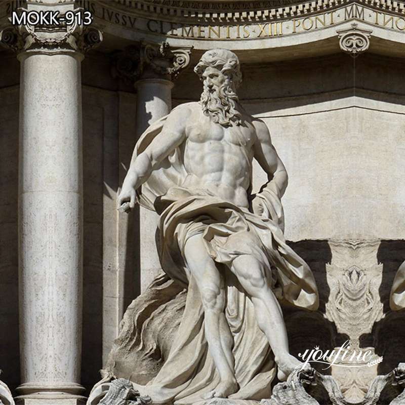 Natural Marble Oceanus Statue First Class Quality Factory Supply MOKK-913