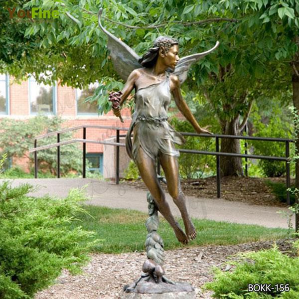  » Life Size Bronze Angel Statue for Garden Decoration for Sale BOKK-156 Featured Image