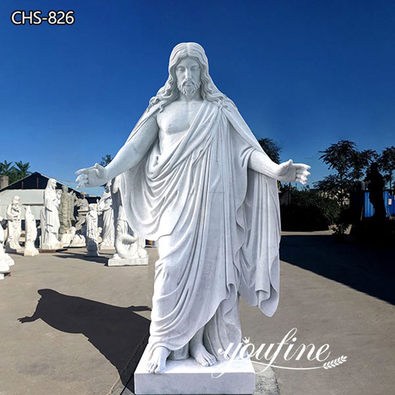  » Hand Carved Marble Jesus Statue for Church Factory Supplier CHS-826 Featured Image