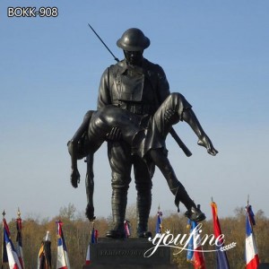  » Outdoor Bronze Soldier Statue Military Memorial Factory Supply BOKK-908