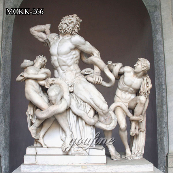 Marble Greek Famous Life Size Laocoon and His Sons Sculpture MOKK-266