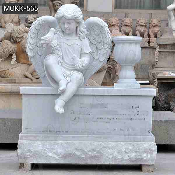 Hand Carved High Quality Marble Baby Headstone with Customized Service MOKK-565