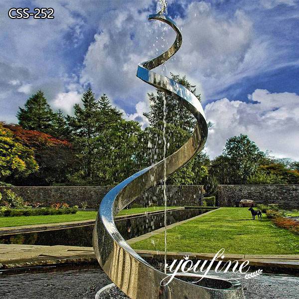 Garden Decorative Large Outdoor Metal Sculpture Fountain for Sale CSS-252