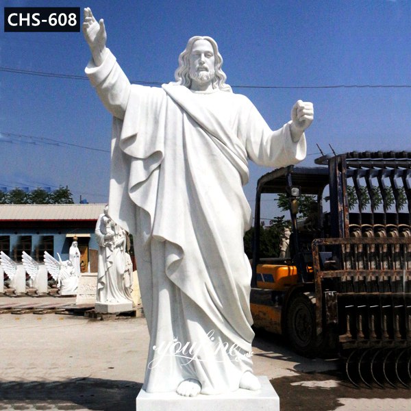Outdoor Catholic Jesus Christ Marble Statue Garden Decor for Sale CHS-608