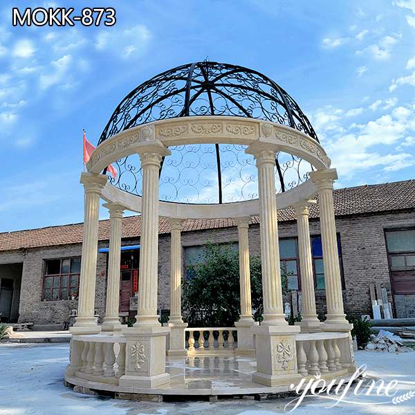  » Natural Marble Gazebo for Wedding Ceremony for Sale MOKK-873 Featured Image