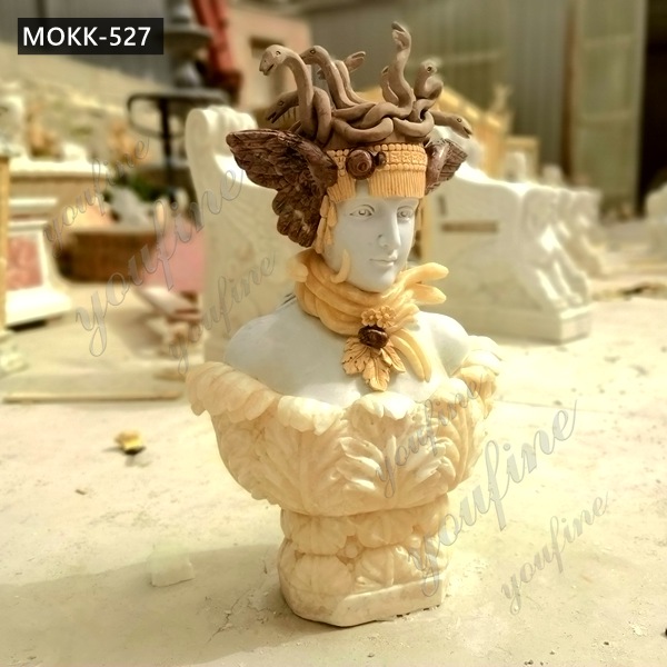 Classic Famous Medusa Marble Bust Sculpture for Sale MOKK-527