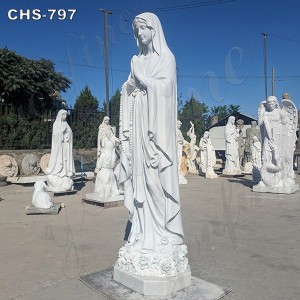  » Outdoor Catholic Our Lady of Lourdes Marble Statue for Sale CHS-797